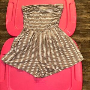 Striped romper